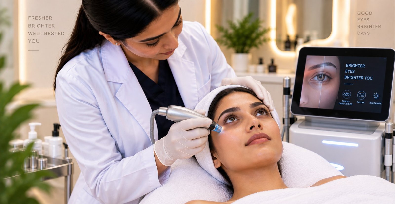 Under-eye treatment for dark circles at Skinline, Kukatpally