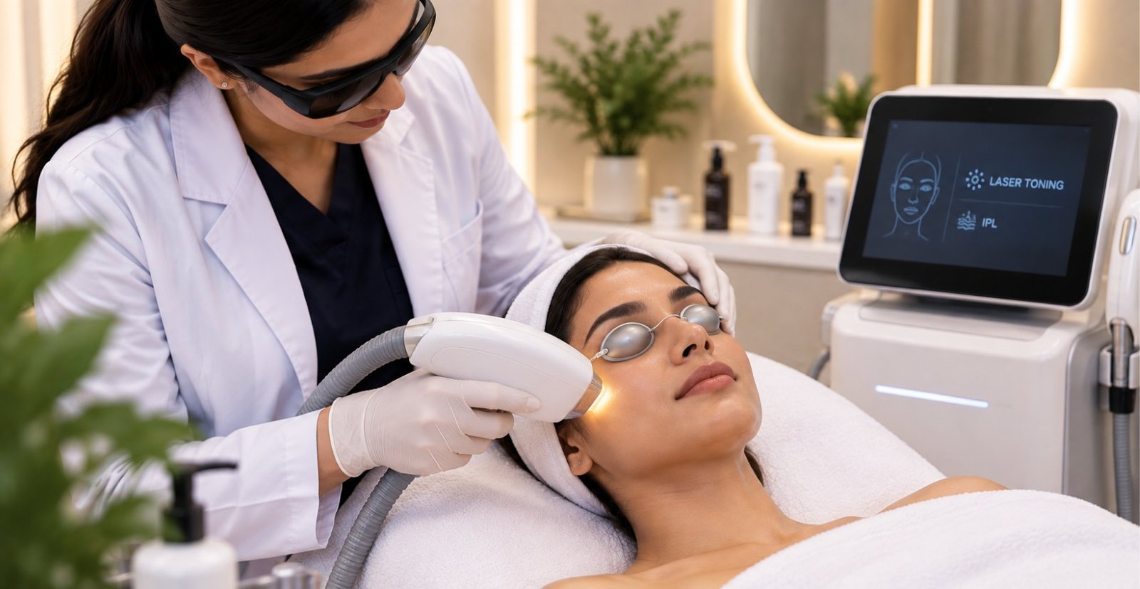 Laser toning treatment at Skinline, Kukatpally