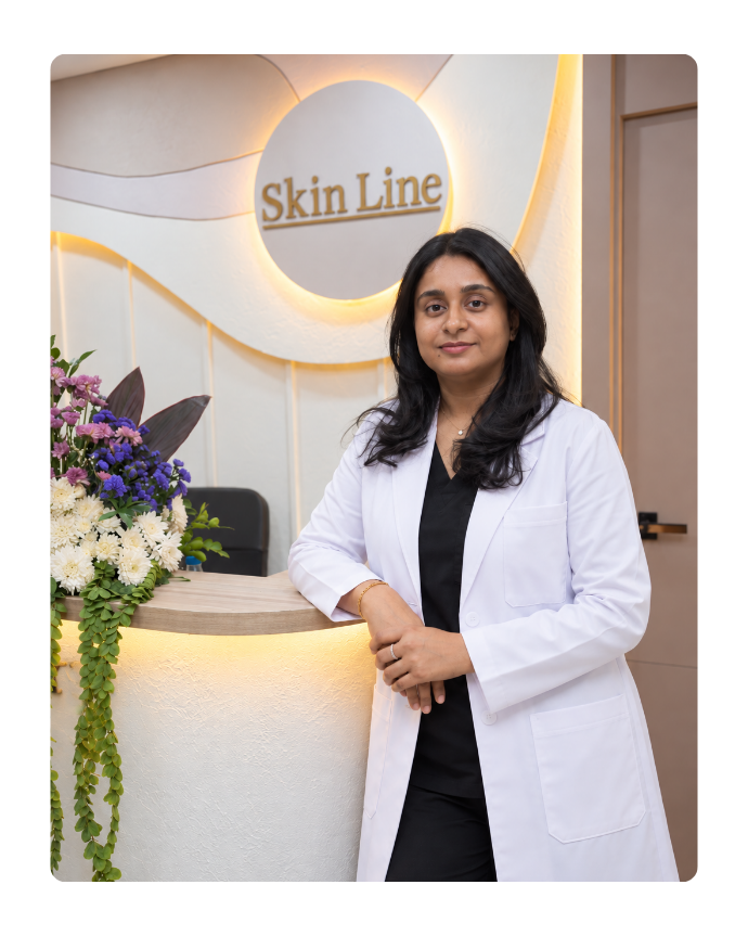 Dr. Divya K, founding dermatologist at Skinline